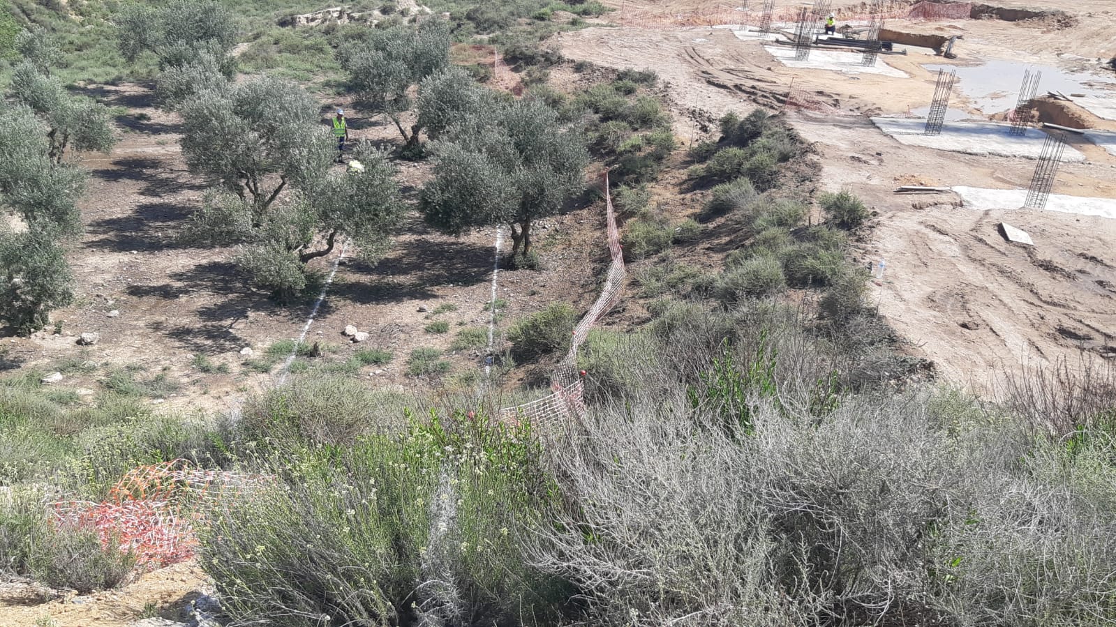 cimentación escollera
